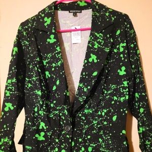 Splatter paint style Blazer